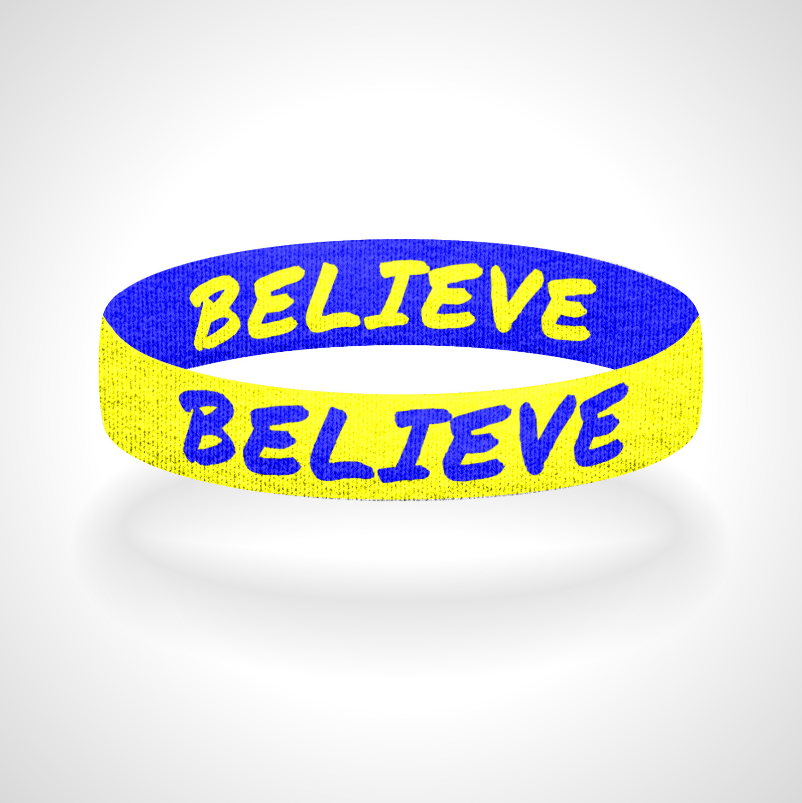 Custom Reversible Believe Bracelet Wristband