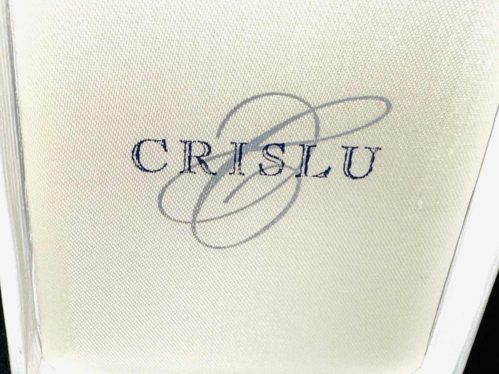 CRISLU Sterling Silver 925 & .48ct CZ Pave Pendant Necklace w/ COA & Box