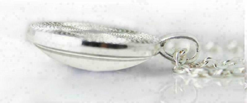 MAYAN INCA AZTEC Collectable Gift Art German Silver 1″ gem pendant 20″ necklace