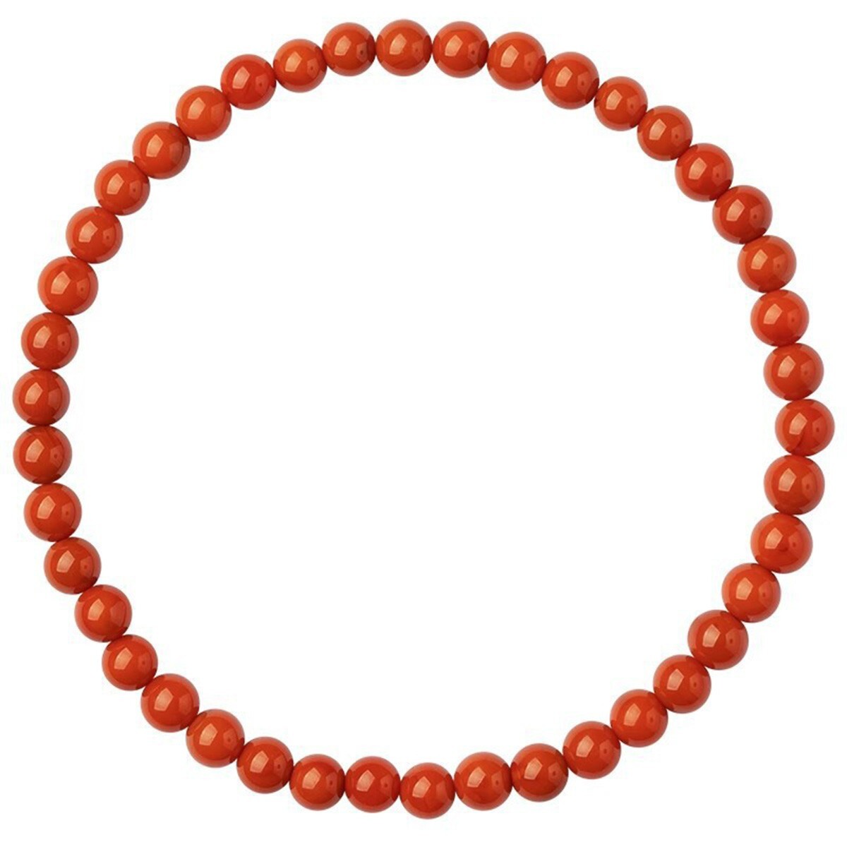 Handmade Natural Red Jasper Elastic Stretch Bracelet 4mm Crystal Gemstone Bead