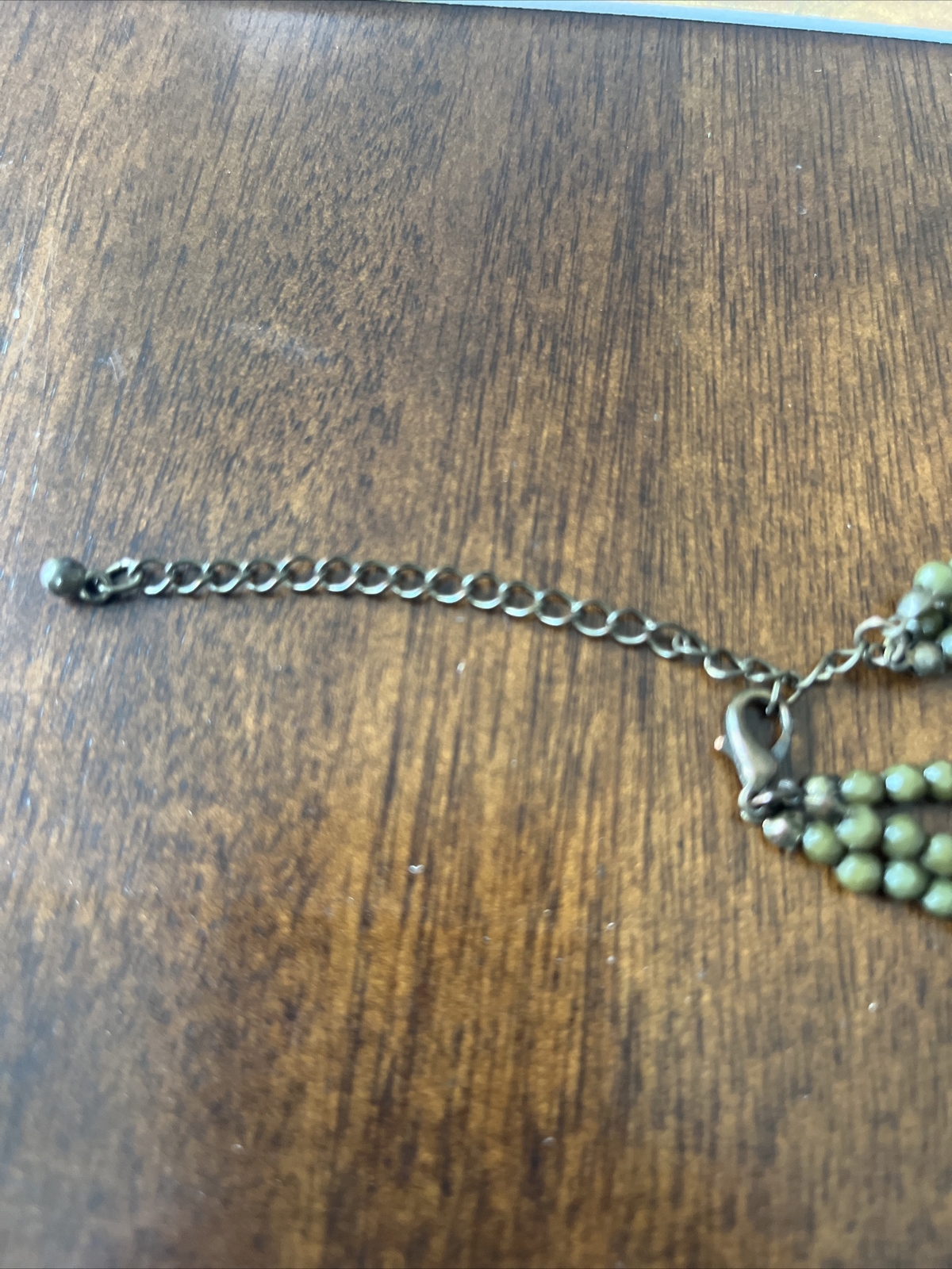 Enamelware Statement Pendant Necklace With Beads And Stones & Earrings Set