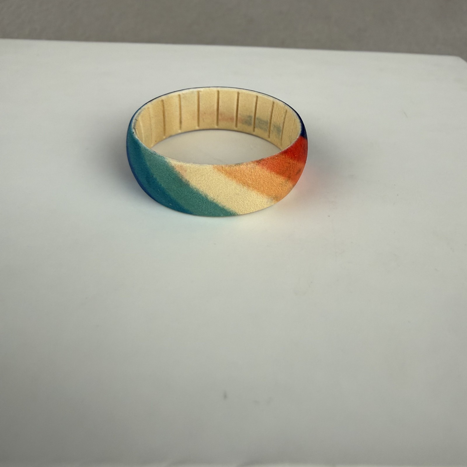 Enso Rings Inked Pocketful Of Letters Prism Rainbow Ring Size 13 Limited Edition