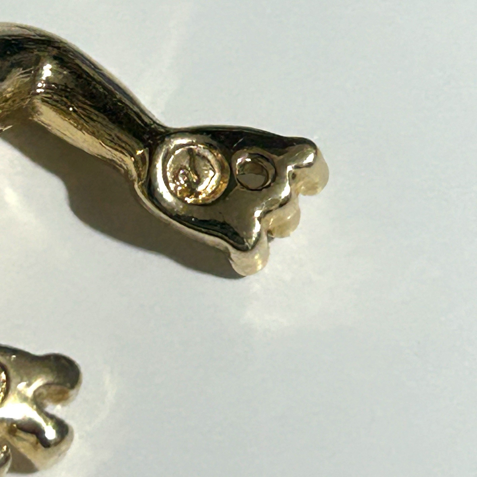 Rare Swarovski Gold Tone / Crystal Frog Pendant – 2 1/8 in – Beautiful Condition