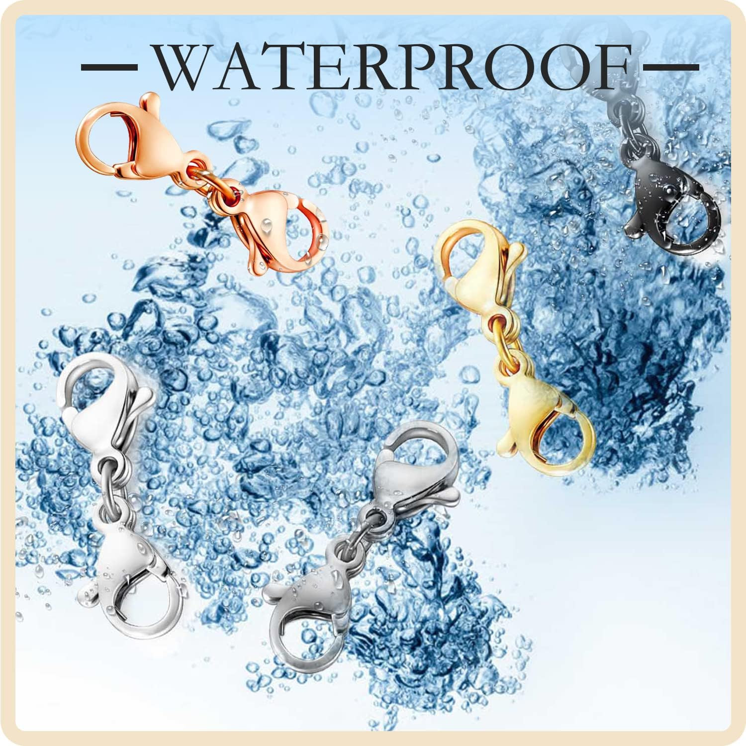 10 Pack Double Lobster Clasp Necklace Clasp Classic Double End Design Necklace C