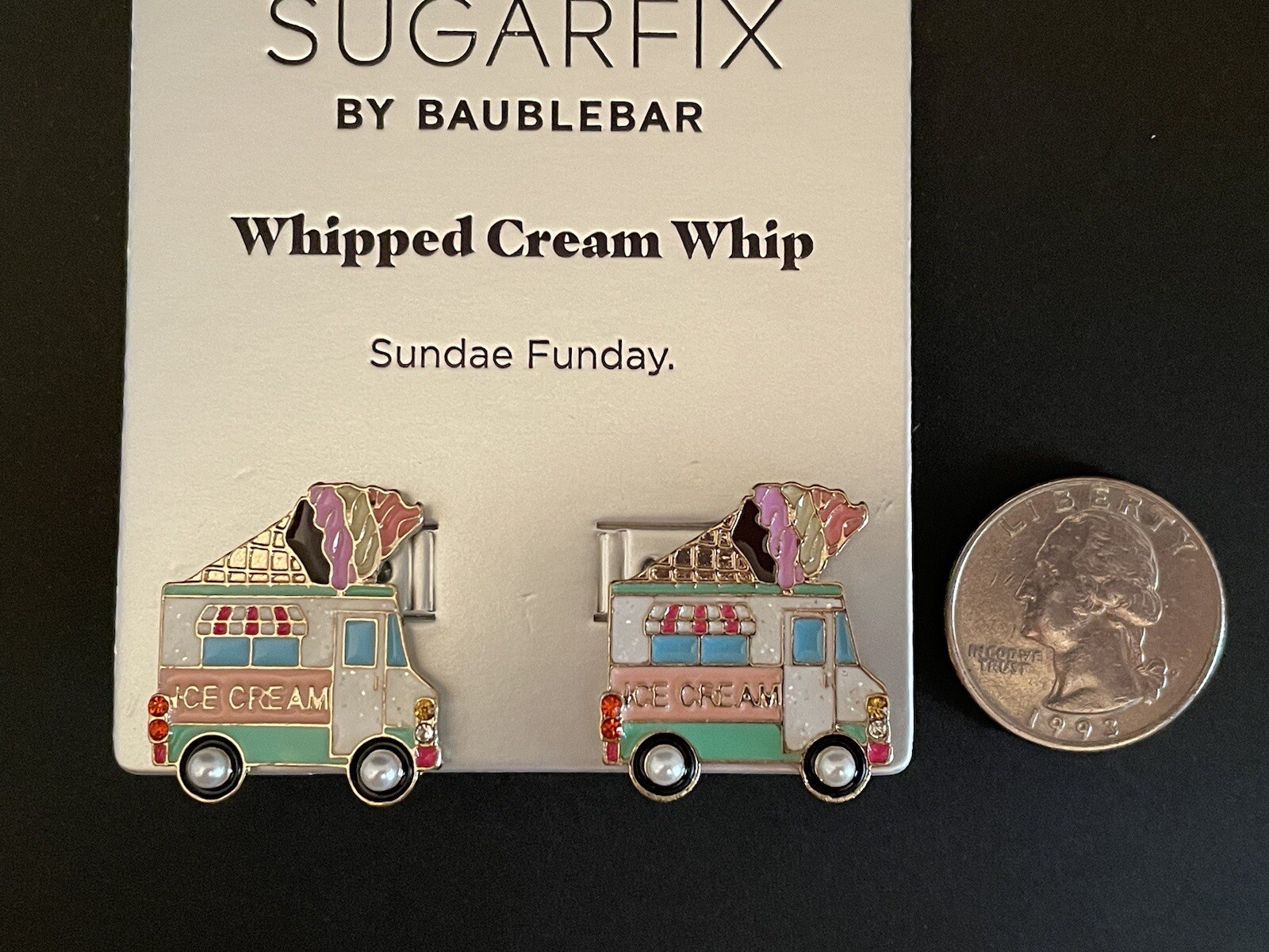 SUGARFIX by BAUBLEBAR “Sundae Funday” Ice Cream Truck Earrings – NEW