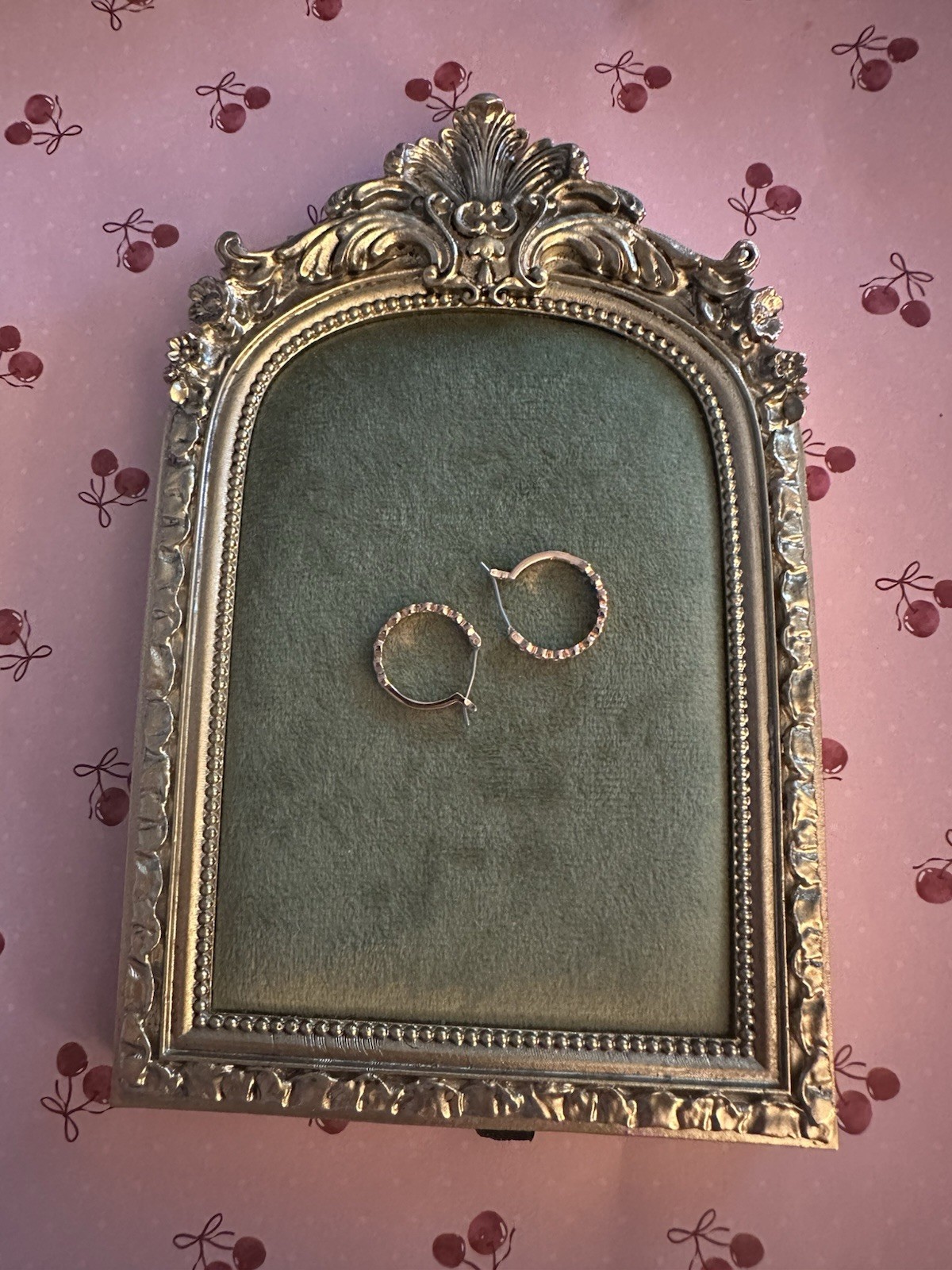 Rose Gold Kate Spade Hoops