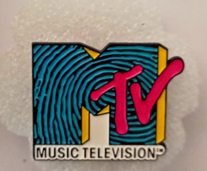 MTV ENAMEL PIN-2 OR MORE PINS SHIPPING IS $5.49-SPEND $20 AND SHIPPING IS FREE