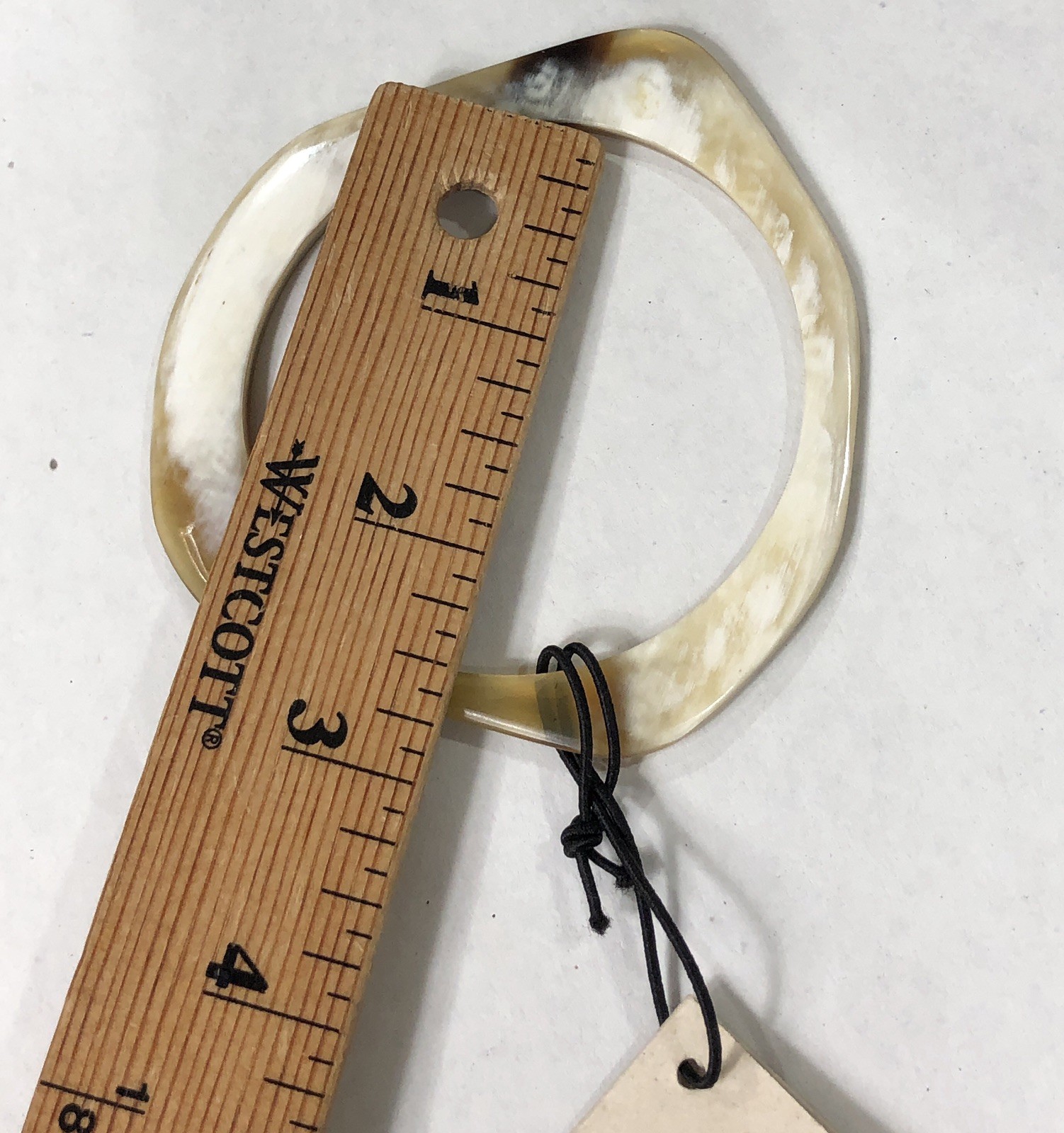 Belart Bracelet Bangle Upcycled Horn Colombia Fair Trade Handmade 8 inch – NWT