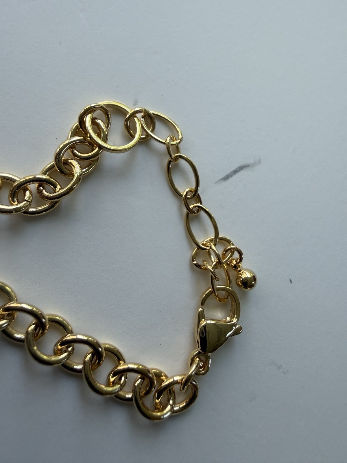 Origami Owl 30″ Gold tone Flat Oval Link Custom Chain