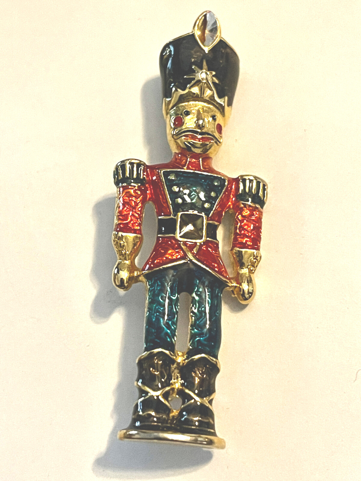 Christopher Radko Toy Soldier Brooch