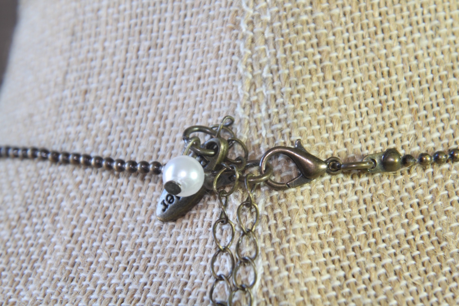 Plunder Necklace (new) SILENT NIGHT – ANTIQUE BALL CHAIN W/ PENDANT (PPA1990)