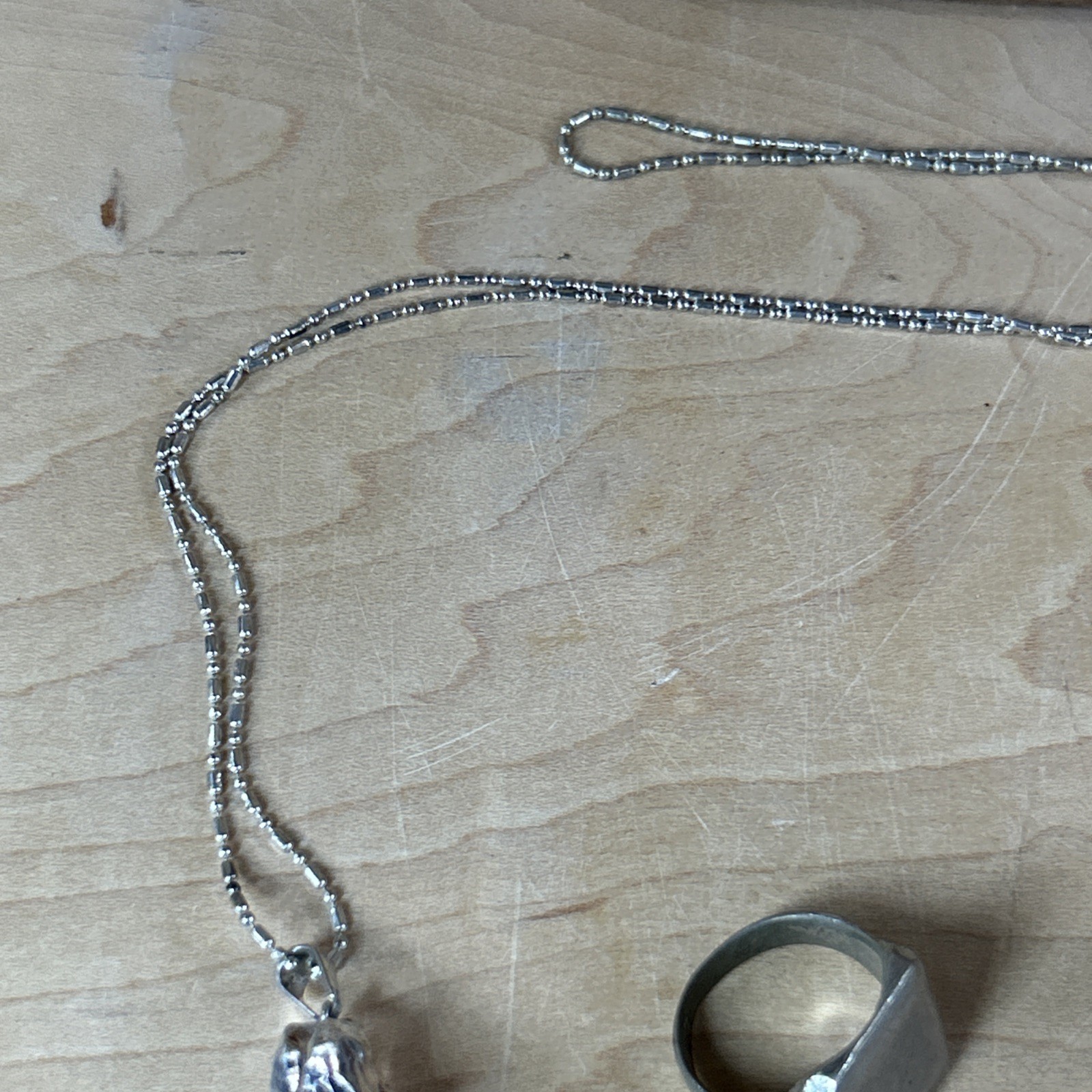 6Pcs Random Jewelry Lot Rings Necklace & Chain Mixed Lot