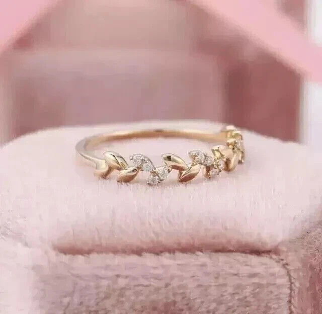 1 Ct Round Cut Simulated Diamond Stunning Engagement Ring 14k Yellow Gold Plated