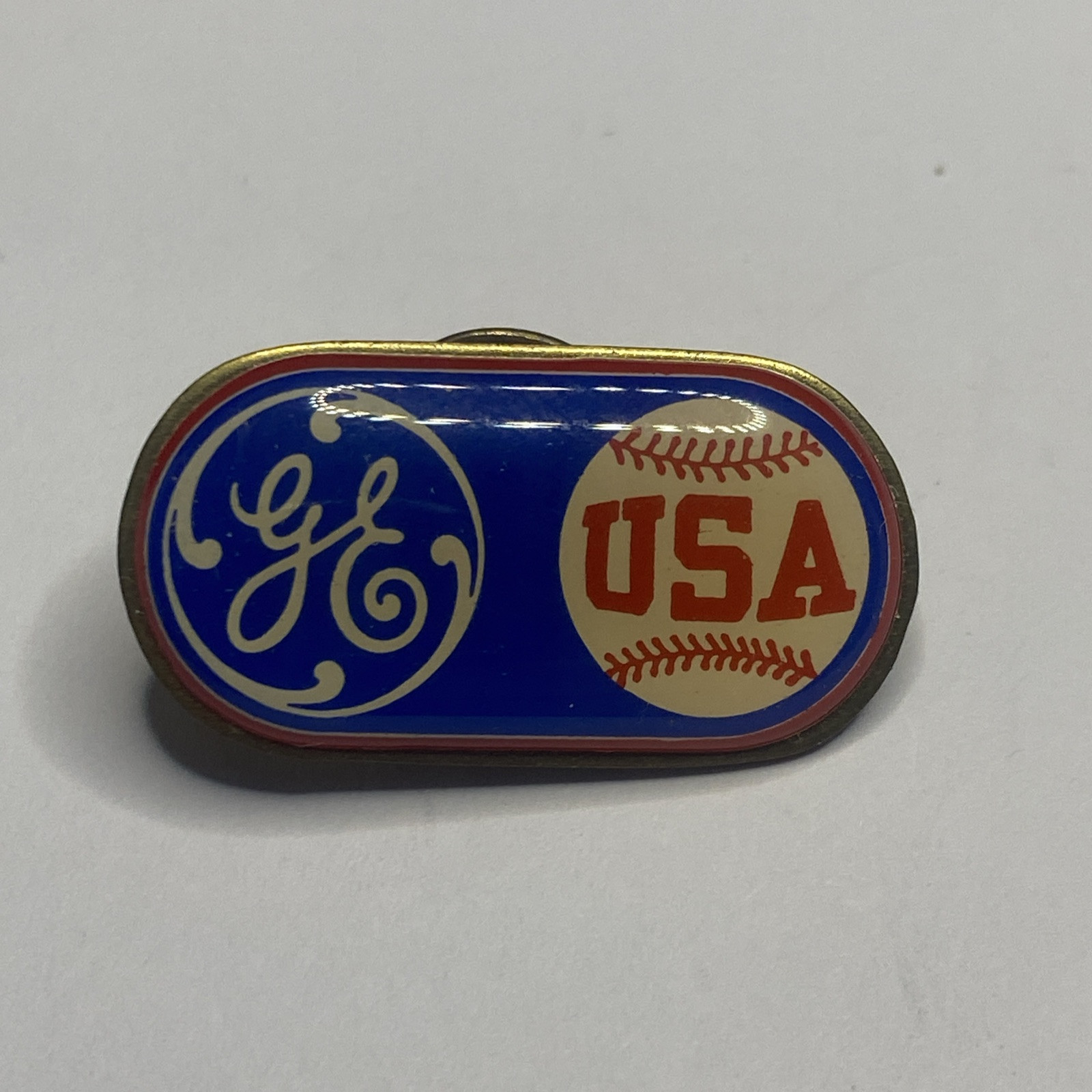 Lapel Pin – General Electric Sponsored 1984 USA Baseball Sku 33