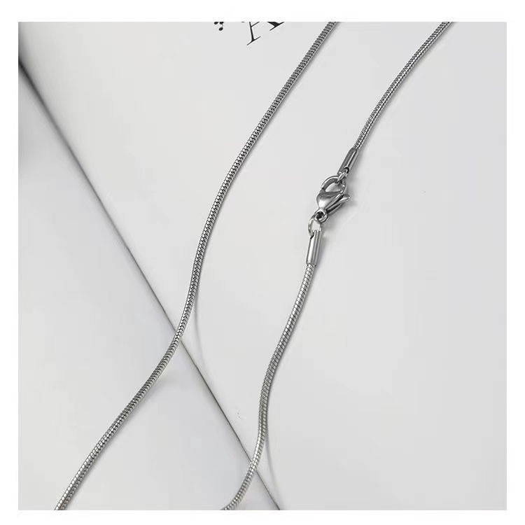 Men&Women’s 925 Sterling Silver Tarnish-Free Italian Snake Chain Necklace 16-24″