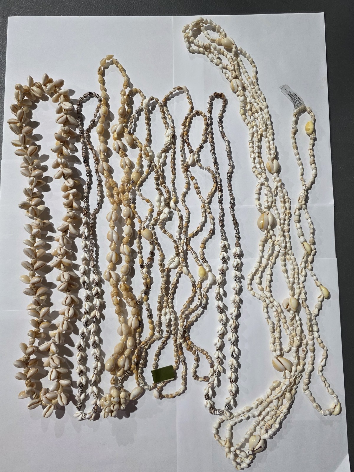 Nice Vintage SeaShell Necklace Lot Island Fashion – Lot of 10