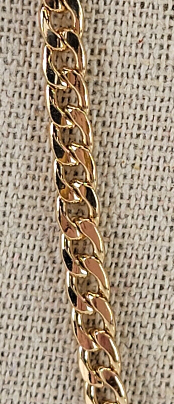 8 Other Reasons Gold-Tone Curb Chain Necklace 28.5 in Lobster Clasp