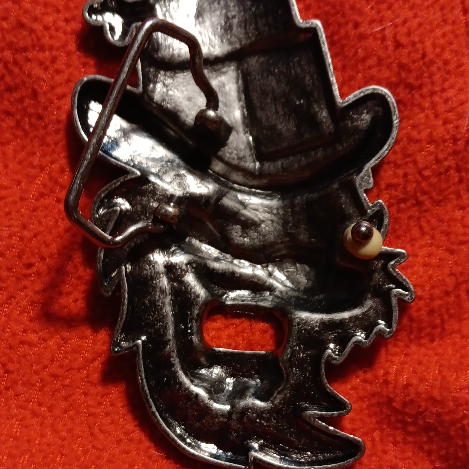 Enamel Leprechaun Face Green Top Hat Clover Brooch Pin St. Patrick’s Day