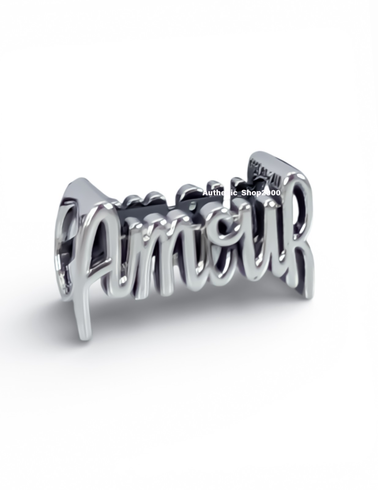 New 100% Authentic PANDORA 925 Silver Handwritten Amour Script Charm 794426C00