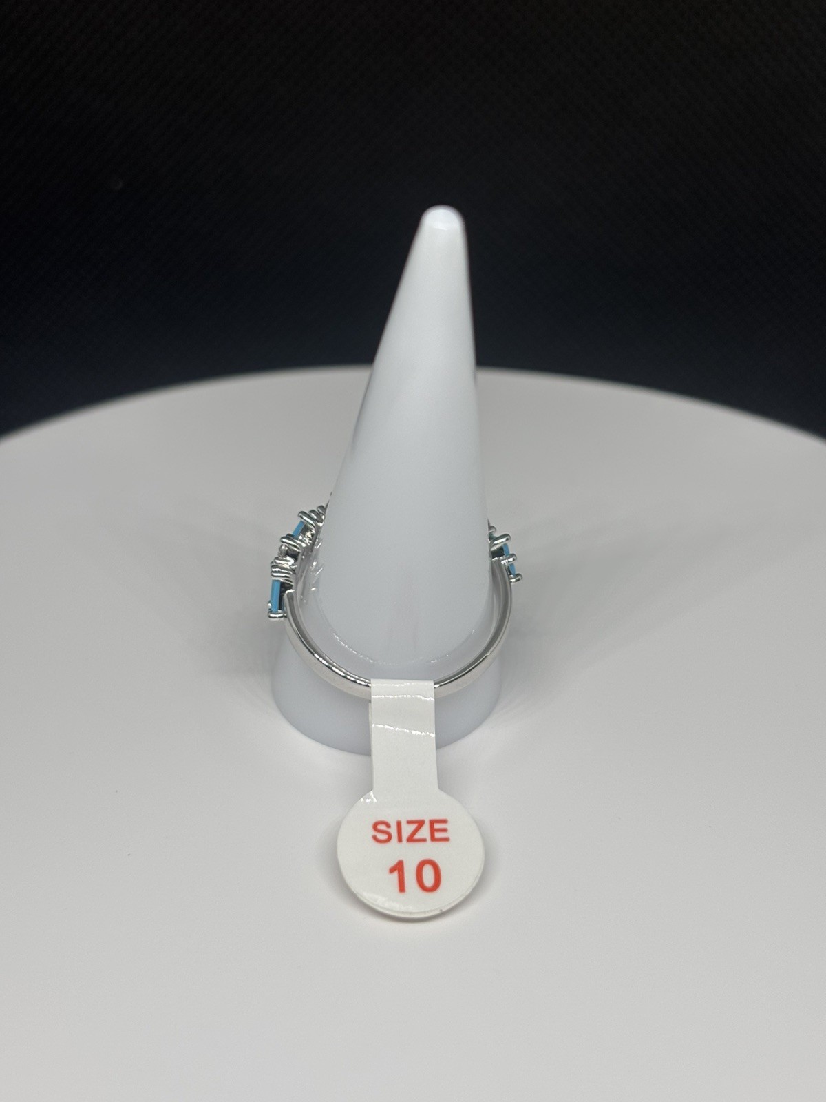 Bomb Party December 2023 “A Band of Wonder” – Size 10 Ring – Turquoise Magnesite