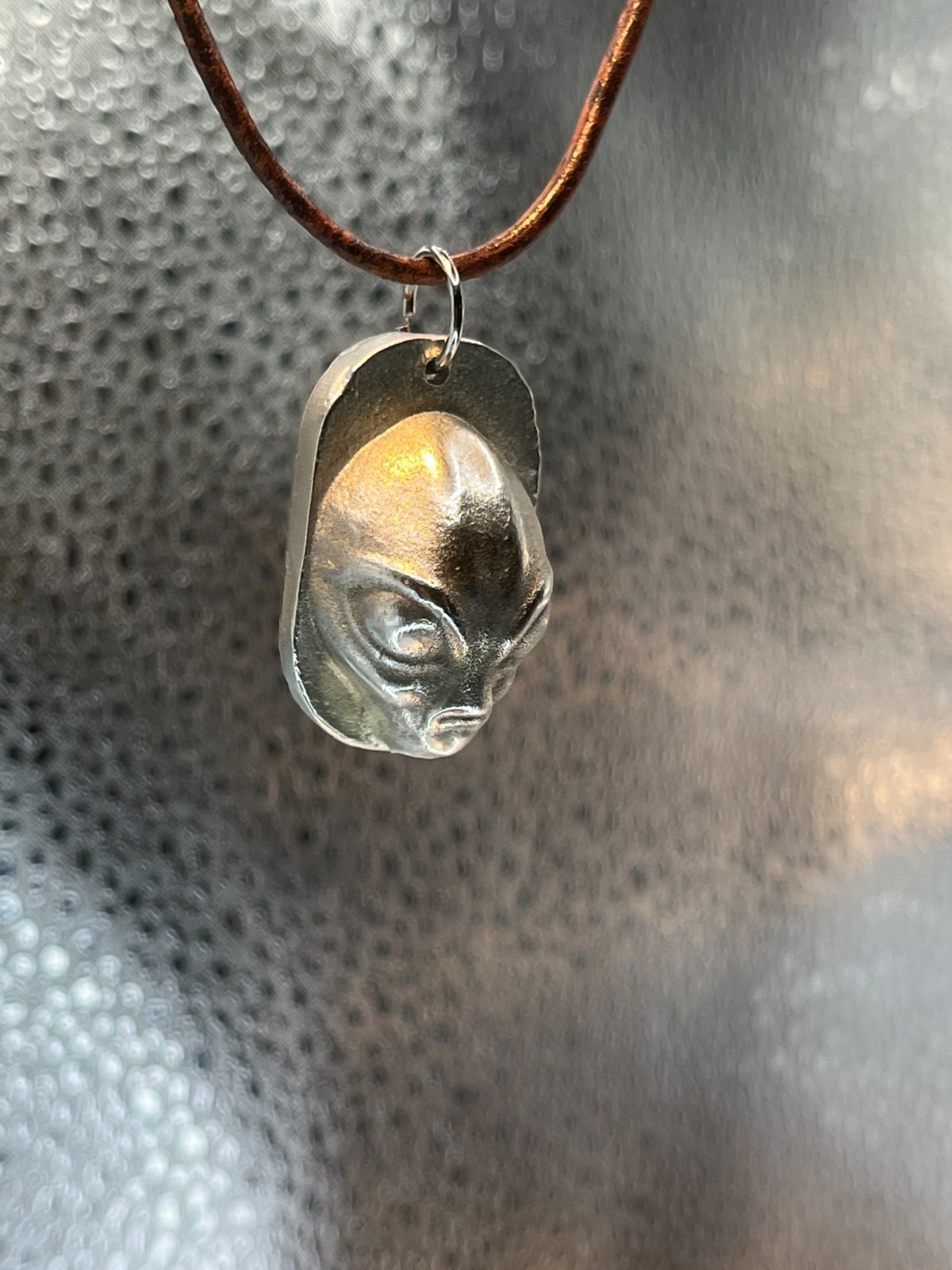 Metal Casted Alien, UFO Necklace Design