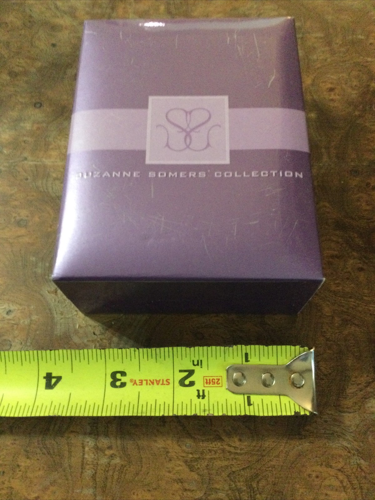 Suzanne Somers Collection Crystal Ribbon Swirl Gold Tone Earrings With Orig Box
