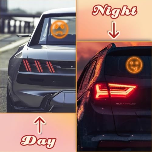 Finger Car Light with Remote – 4 Emojis & 4 Gestures – Cool LED Sign – Road