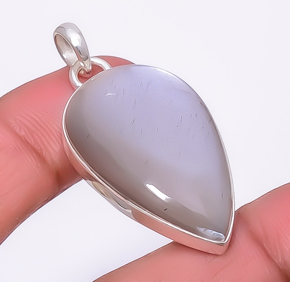 Moonstone – Sri Lanka 925 Sterling Silver Pendant 1.68″ P972827, Christmas Gift