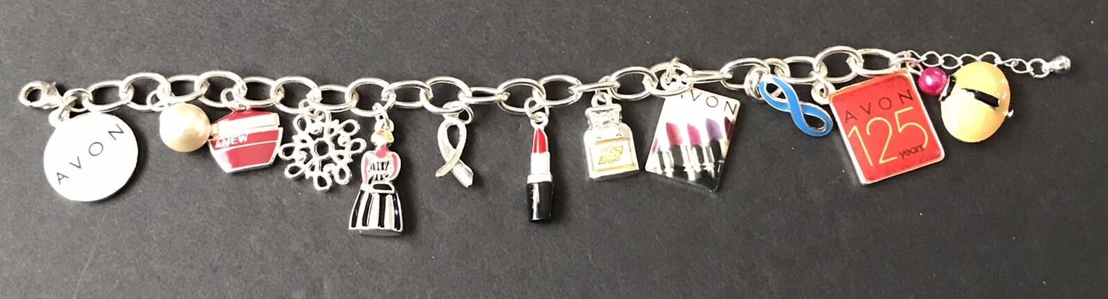 Avon 125th Anniversary Charm Bracelet