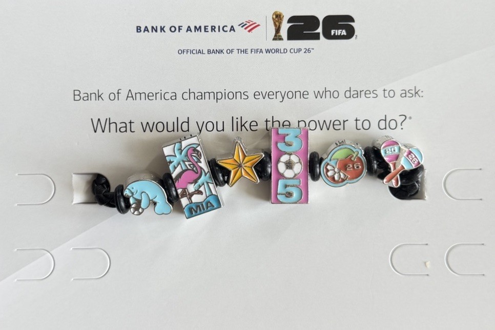 Bank of America FIFA World Cup 26 Braided Charm Bracelet