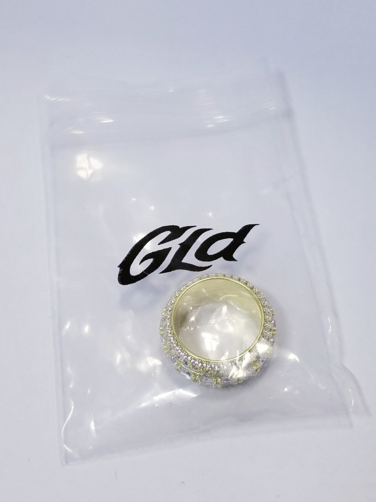 GLD Shop 5 Layer Cubic Zirconia Band Ring Sz 6.5