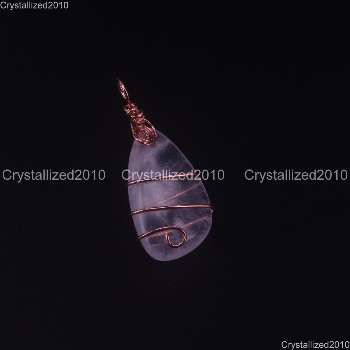 Natural Gemstones Teardrop Drop Handmade WireWrap Healing Reiki Beads Pendant