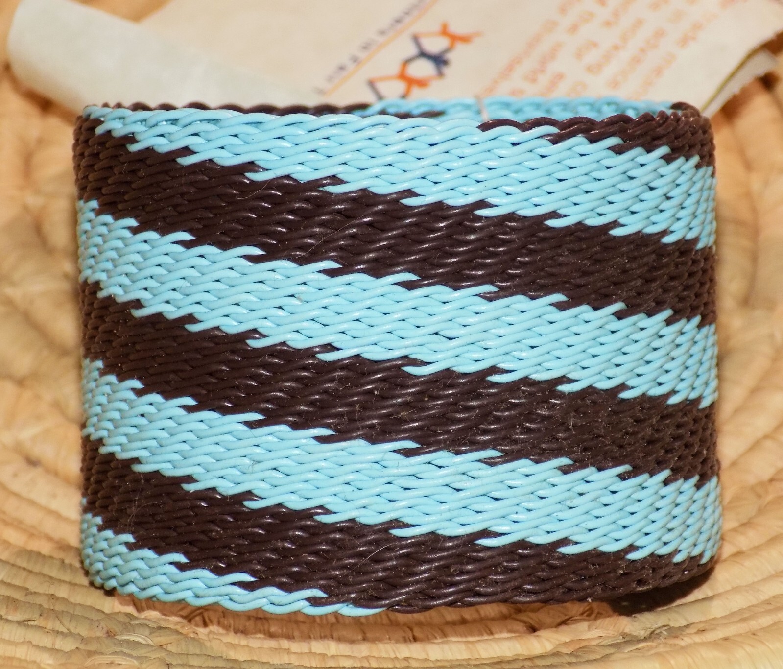 Bangle Fair Trade African Telephone Wire bracelet SMALL jbww104