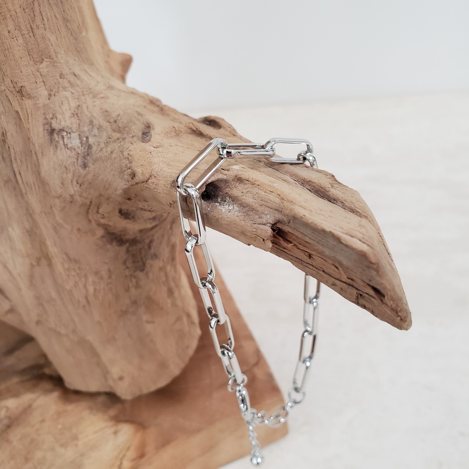Paperclip Anklet/Bracelet 20cm/8″ plus 5cm/2″ extender – new and tagged.