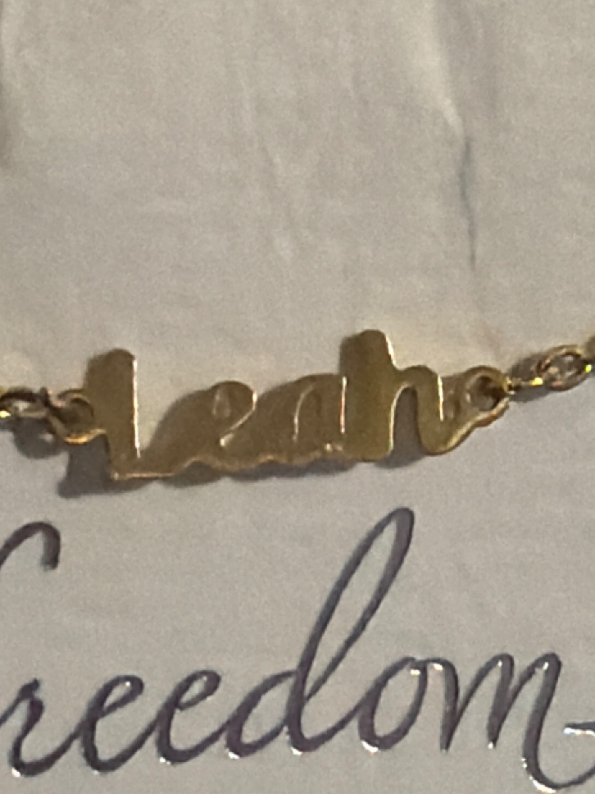Freedom Bracelet Leah Gold Tone Adjustable Nickel-Free Marina De Buchi Jewelry