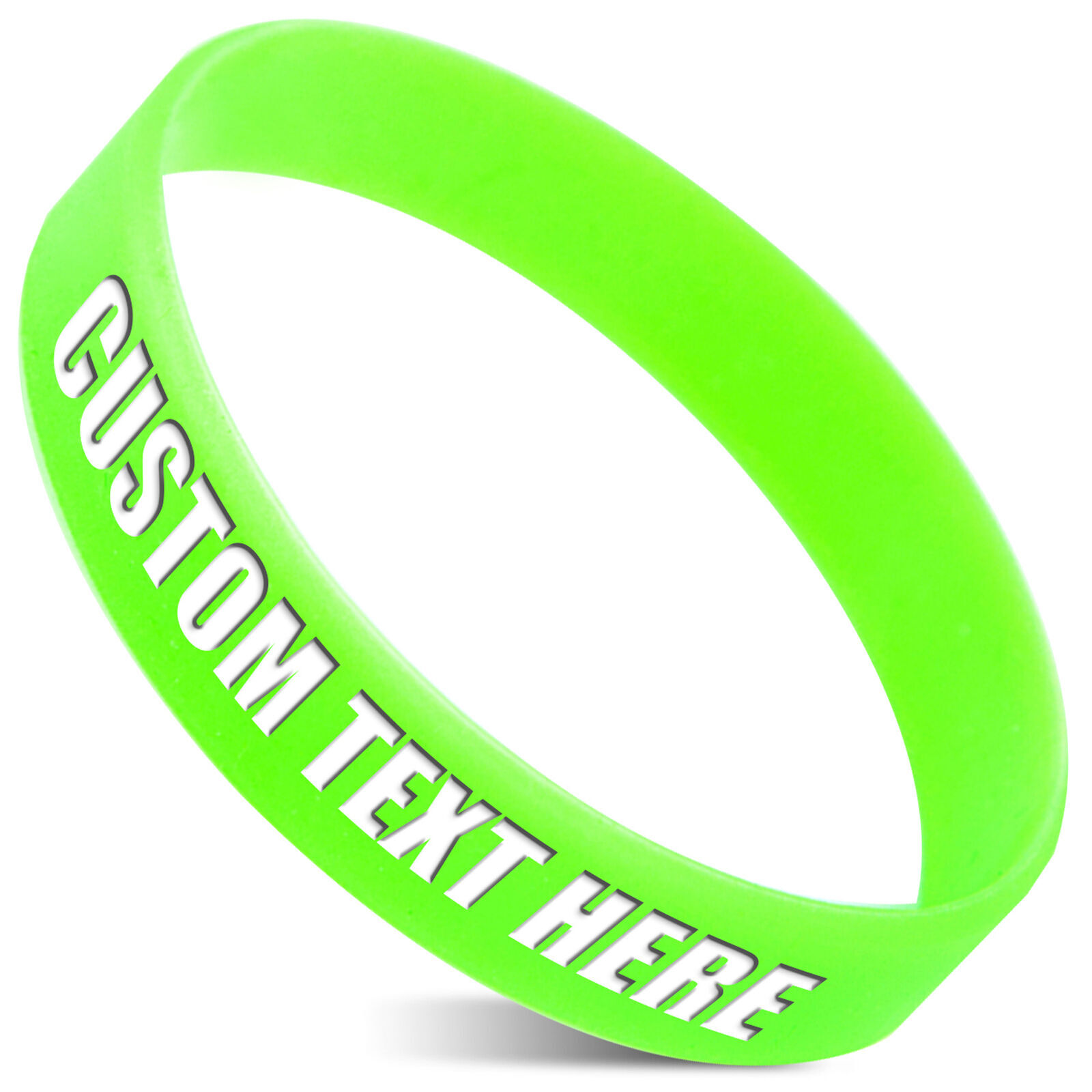 Custom Silicone Wristbands Personalize Engraved Rubber Bracelets Gifts Events
