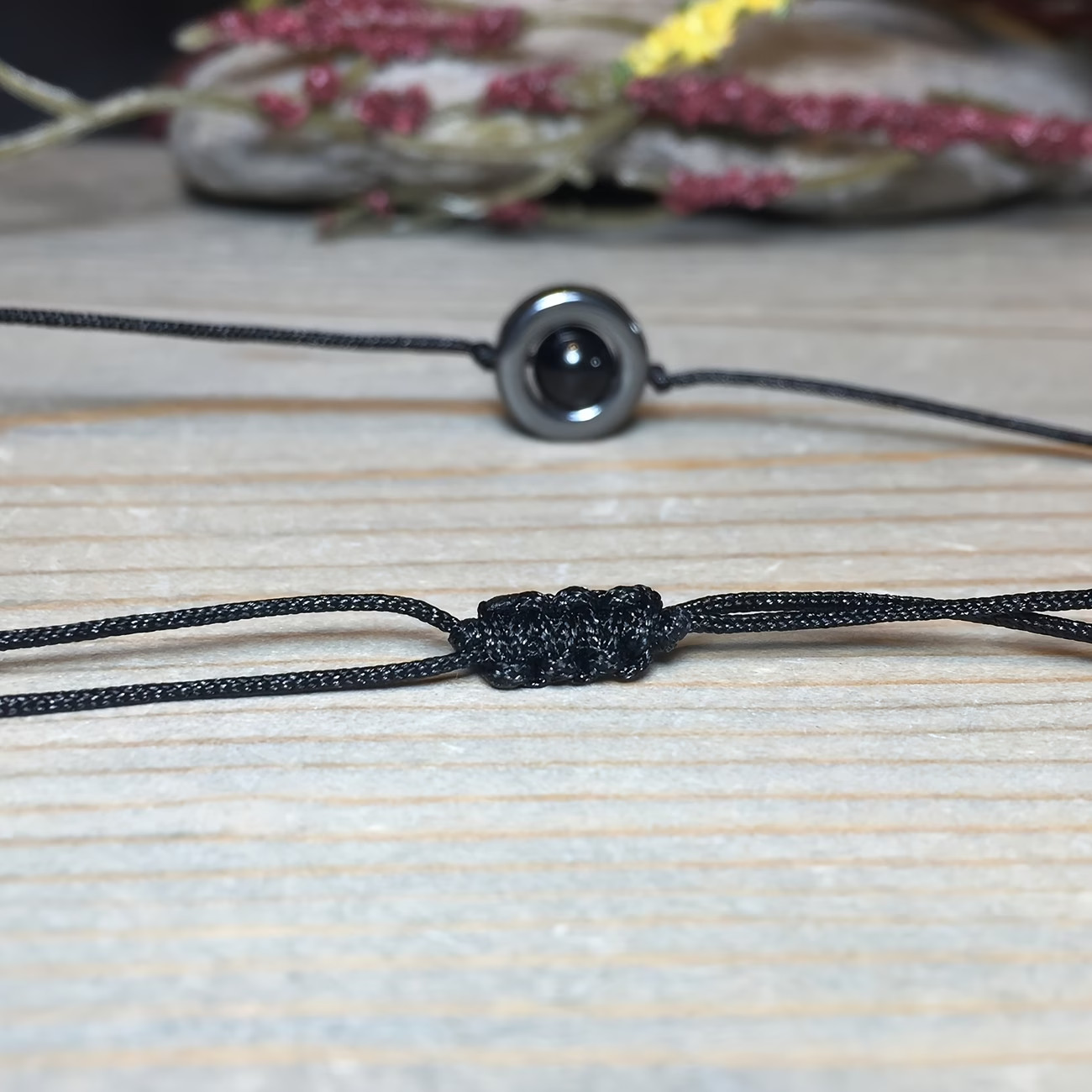 Black Obsidian Hematite Empath Protection Minimalist Crystal Pendant Necklace