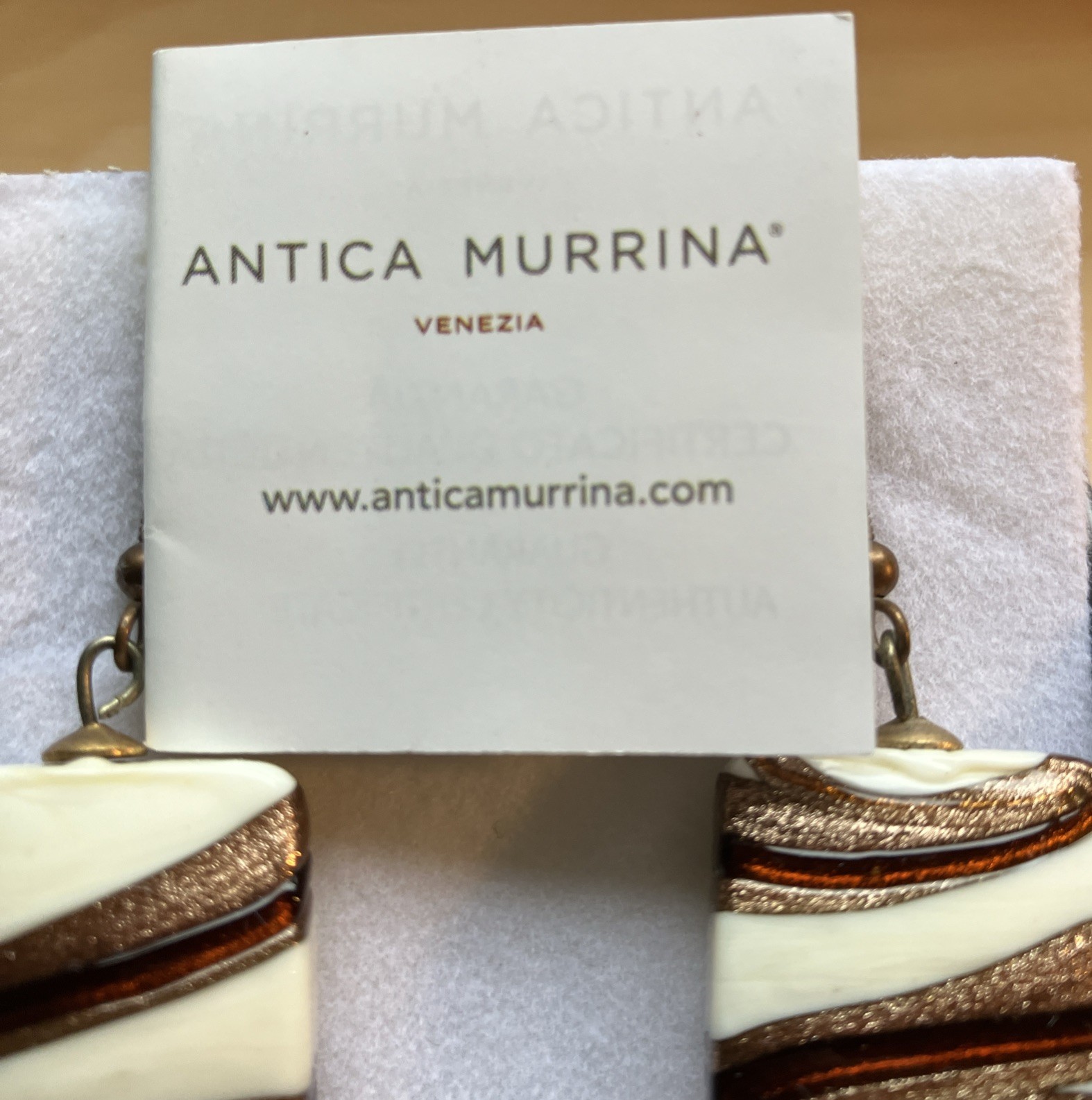 antica murrina earrings