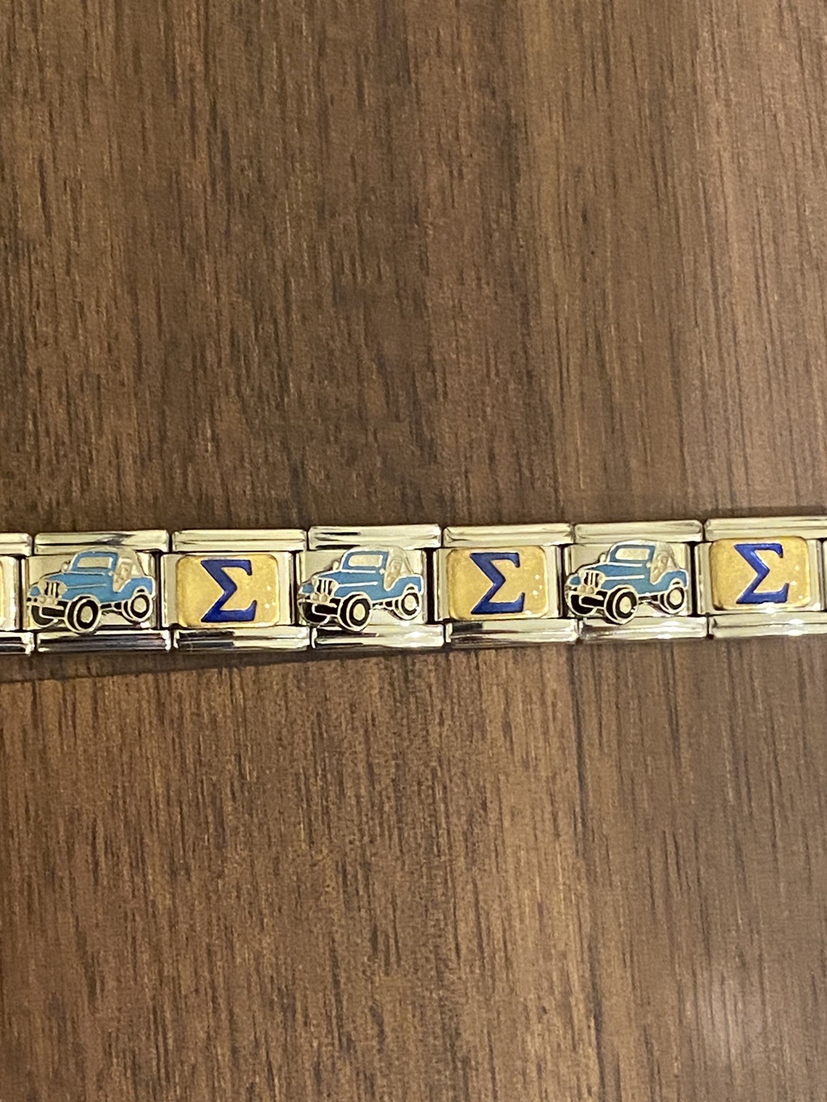19 Charm Jeep *Completed Bracelet * Italian Charm New