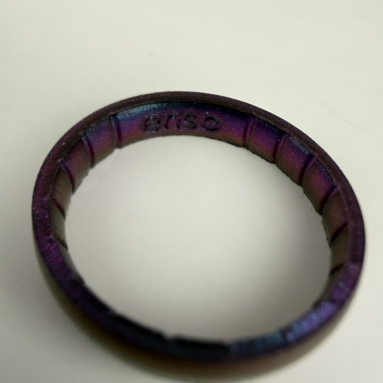 Enso Rings Legends Classic Silicone Ring Size 10 Mermaid Purple Round Band Thin