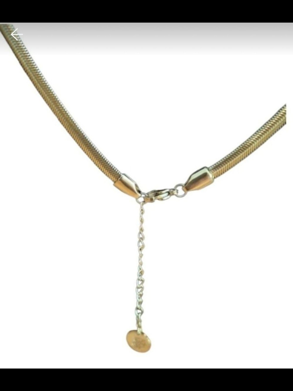 Gold-Tone Knot Lariat Necklace