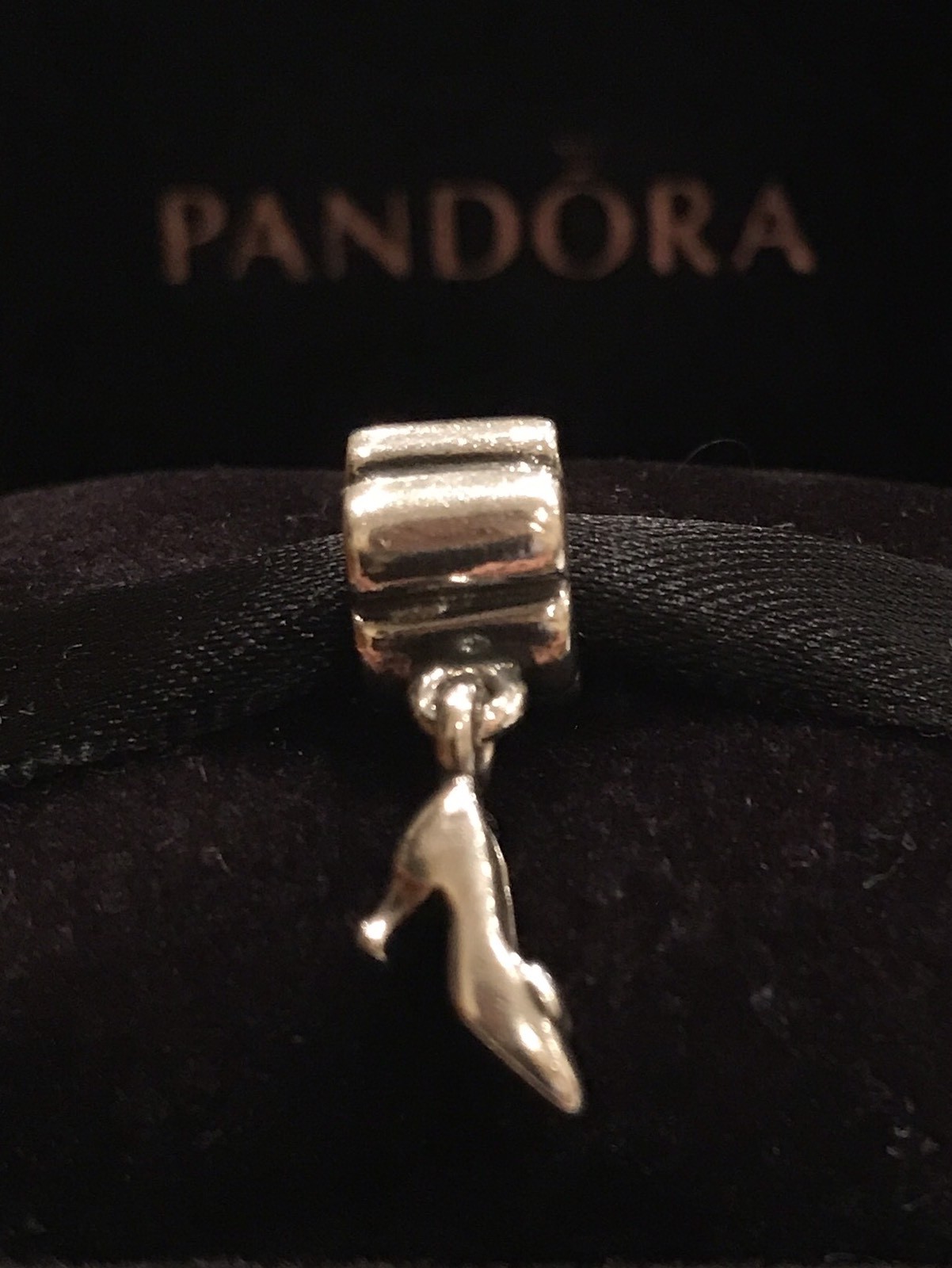 Authentic Pandora High Heel Stiletto Dangle 925 Sterling Silver Pandora Charm