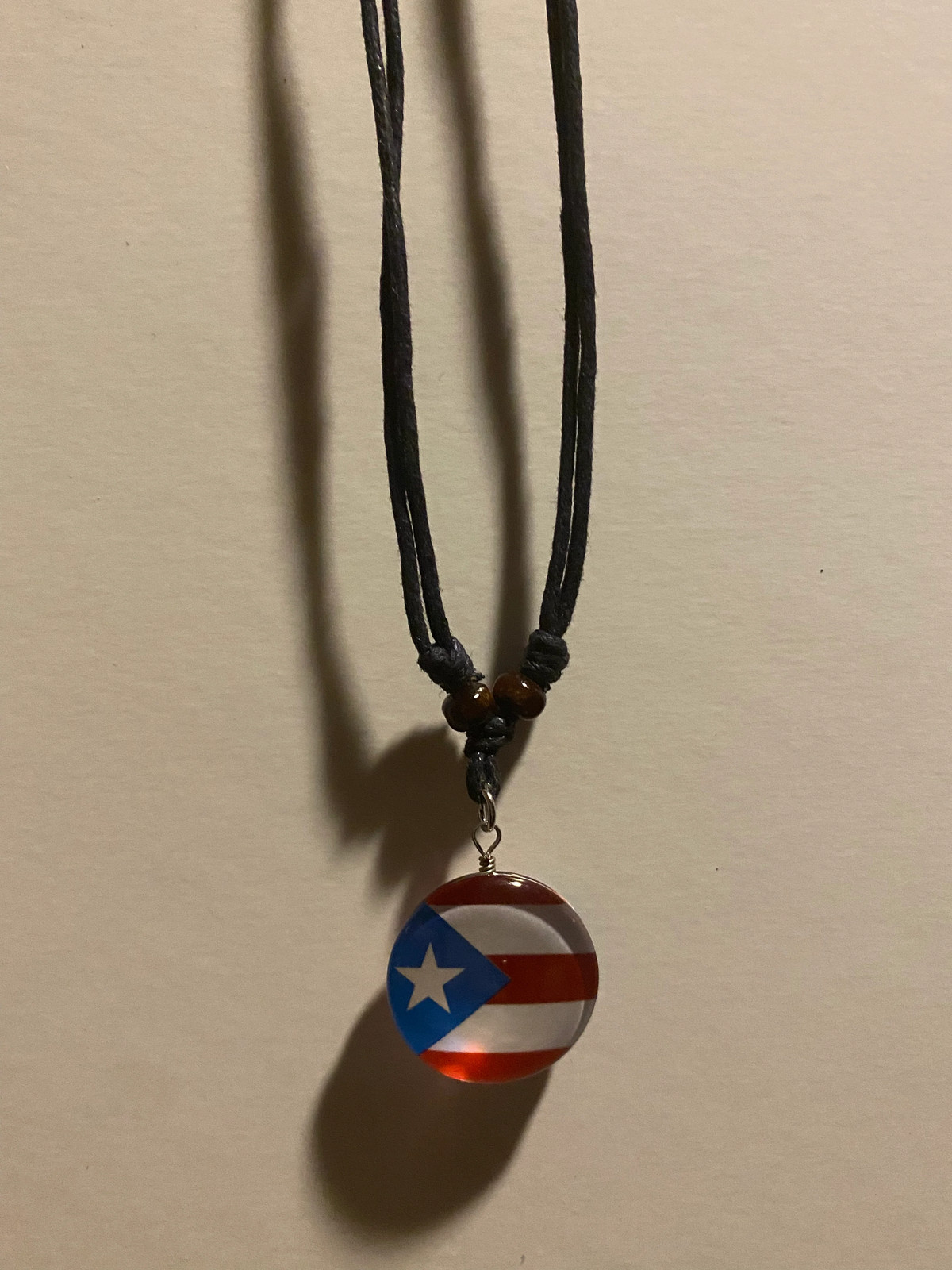 Puerto Rico Necklace with Flag FREE SHIPPING