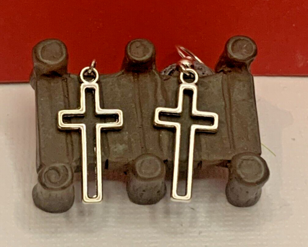 Cross Earring, Christmas Earring, Easter Earring, Cross Outline Earring, Jesus