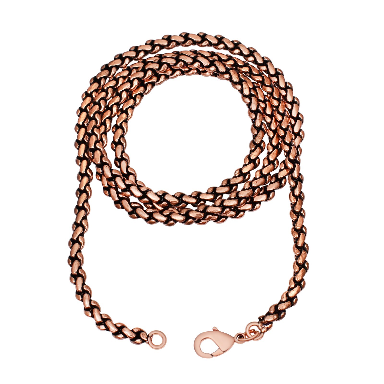 Pure Copper Rope Chain 100% Oxidized Handmade Necklace Gift For Jewelry RJ-018