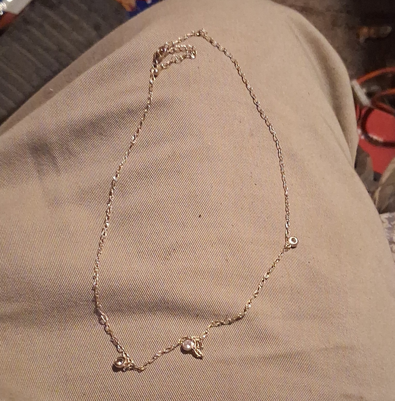 Silver Tone Metal Cable Chain Charm Pendant Necklace, Spring Ring Closure