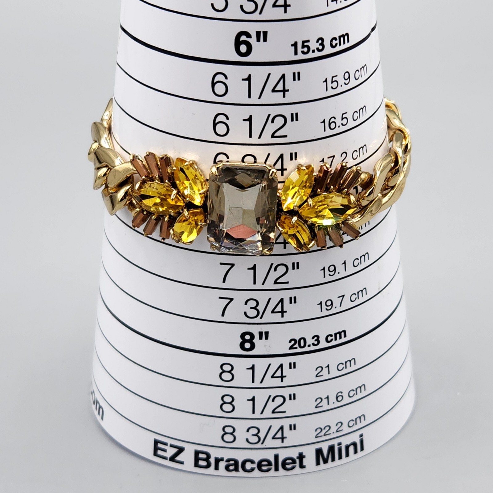 Featured Contemporary: Banana Republic Golden Smoke Crystal Chain Bracelet 7″