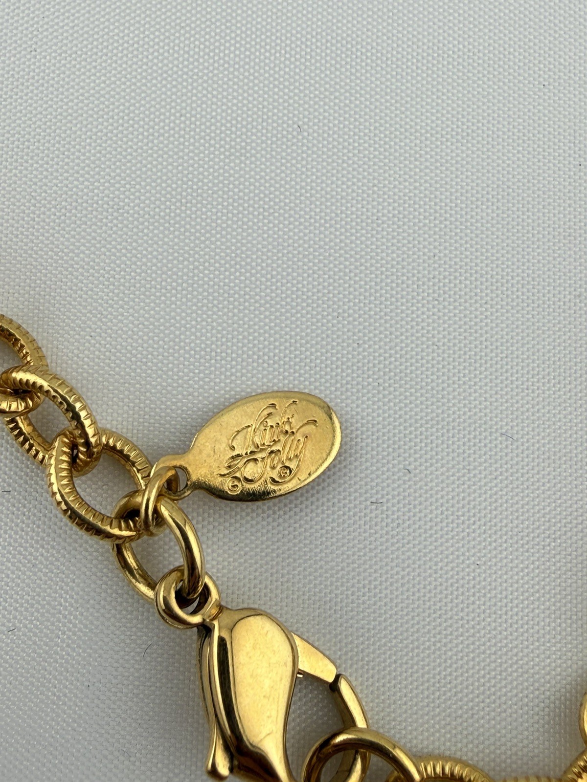 Retired Kirks Folly Celestial Necklace Gold Tone AB Crystals Fairy Moon Stars
