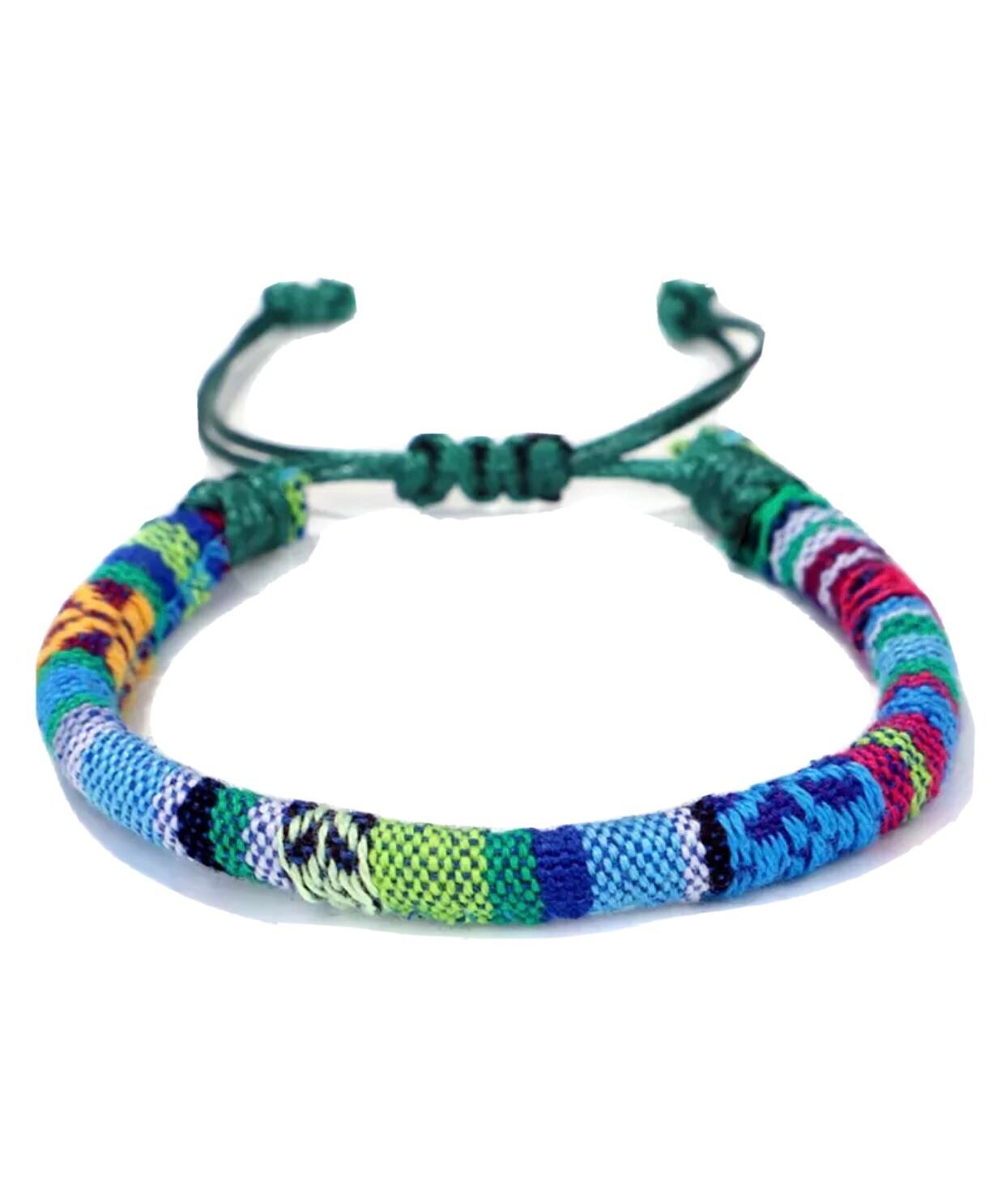 Boho Men Wo Hand Woven Surfer Friendship Threaded Anklet Bracelet Rainbow Color