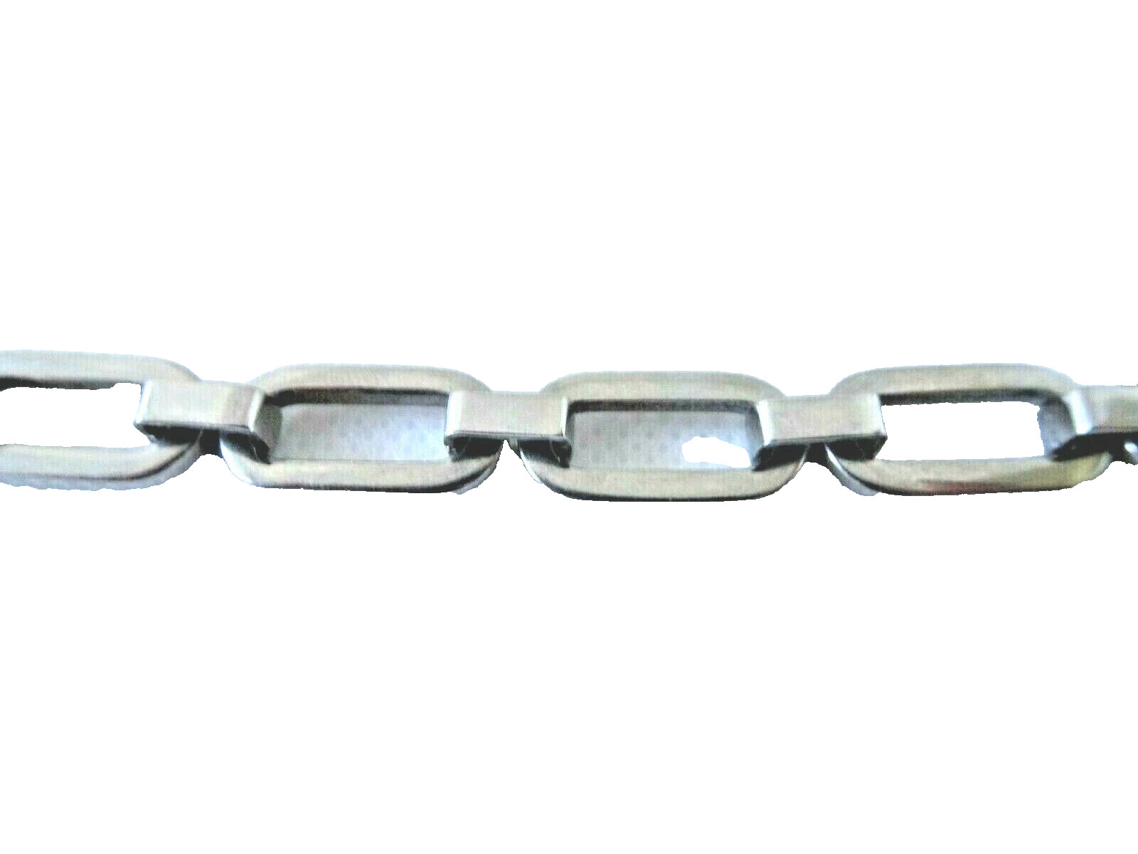 Men’s Solid Heavy Polished Stainless Steel Link Chain 28 Inch